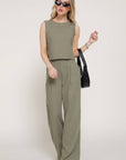 Brylee Linen Look Pants Set - Cloth + Cabin