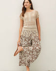 Alyvia Bloom Wide Leg Cropped Pants
