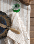 Stripe Napkin in Nougat/Set Of 4 - Cloth + Cabin