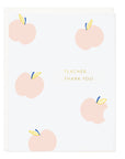 Teacher Apples Card