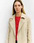 Diane Brushed Twill Trench Coat - Cloth + Cabin