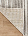 4 X6 Luca Striped Grey Cream Area Rug