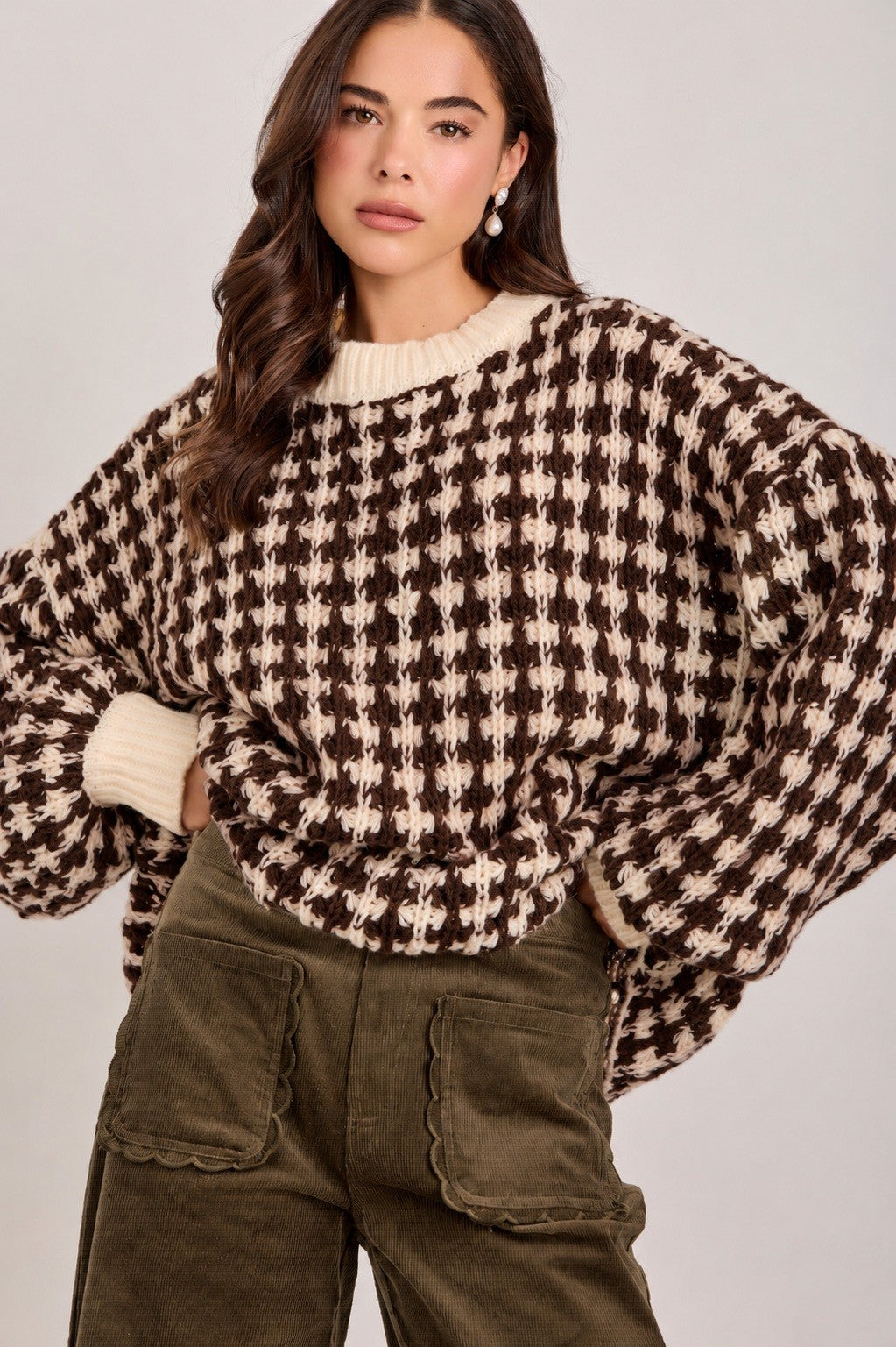 Emilee Chunky Textured Oversized Sweater