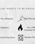 Alternative Down Pillow Inserts - Cloth + Cabin