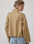 Monique Modern Cropped Utility Jacket