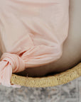 Blush Pink Bamboo Knotted Gown
