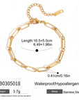 18K Gold Matte Chain Bracelet - Cloth + Cabin