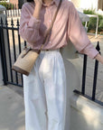 Turn Lock Flat Straw Shoulder/Crossbody Bag