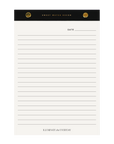Gold Rivet Basic Notepad - Cloth + Cabin