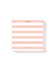 Peony Stripe Chunky Notepad - Cloth + Cabin