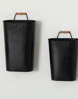 Embossed Black Wall Planters - Cloth + Cabin