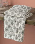 Blomma Block Print Dishtowel - Cloth + Cabin
