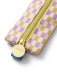 Elastic Pen Pouch - Checkered