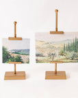 Mini Landscape Art on Gold Easel Stands - Cloth + Cabin