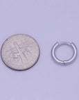 Silver Huggie Earring