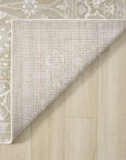 4x6 Dalia Floral Oriental Sand Indoor Outdoor Rug