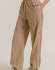 Mariah Anorak Fabric Side Piping Track Pants