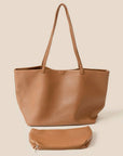 Soft Solid Color Tote Bag - Cloth + Cabin