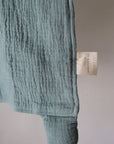 Organic Cotton Muslin Sage Bunny Lovey Blanket