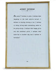 Book Page Handmade Paper Framed Sign, Audrey Hepburn - Cloth + Cabin