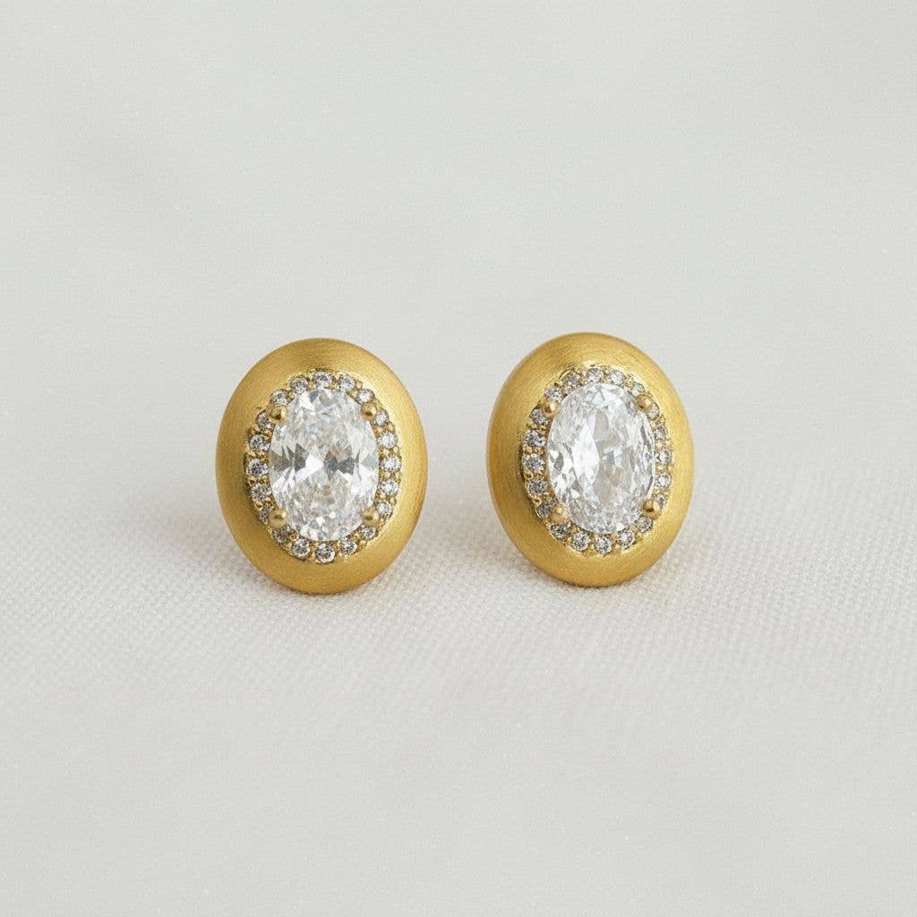 Chic Vintage-Style Geometric Drop Earrings - Cloth + Cabin