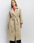 Diane Brushed Twill Trench Coat - Cloth + Cabin