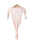 Blush Pink Bamboo Knotted Gown