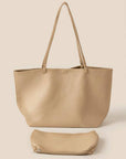 Soft Solid Color Tote Bag - Cloth + Cabin