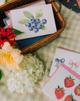 Three Bows - Box of 6 Note Cards - Cloth + Cabin