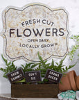 Fresh Cut Flowers Wall Decor