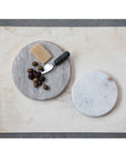 Small Round Marble Reversible Cutting Board - Cloth + Cabin