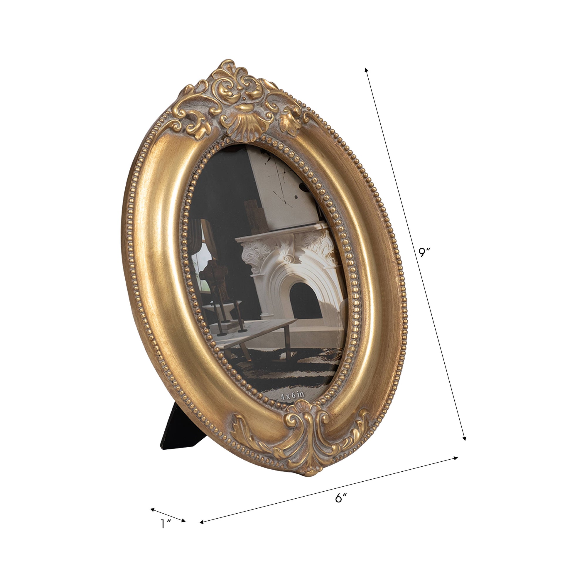 Gold Applique Photo Frame - Cloth + Cabin