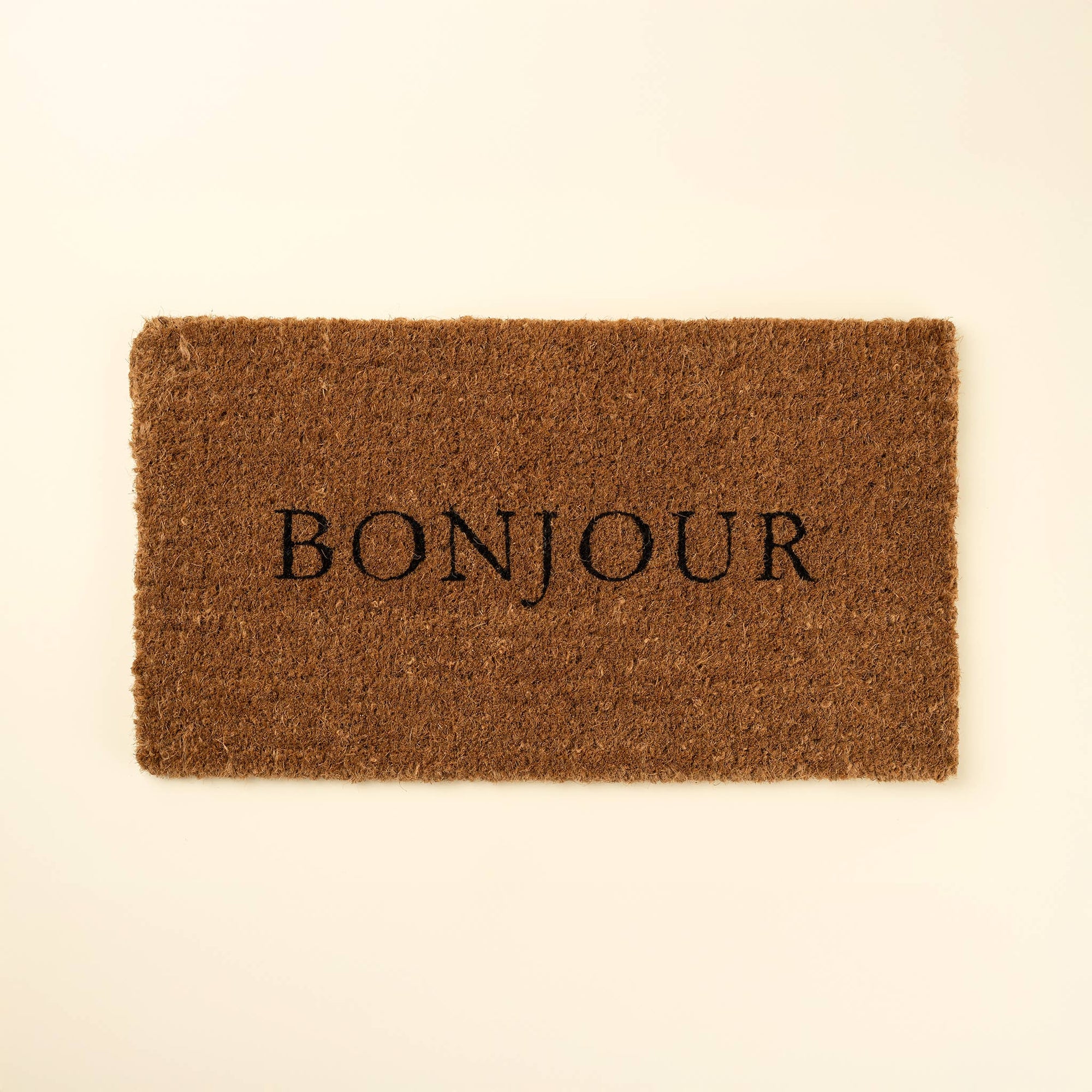 Bonjour Coir Doormat - Cloth + Cabin