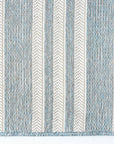 3x5 Ocean Blue Striped Indoor/Outdoor Rug