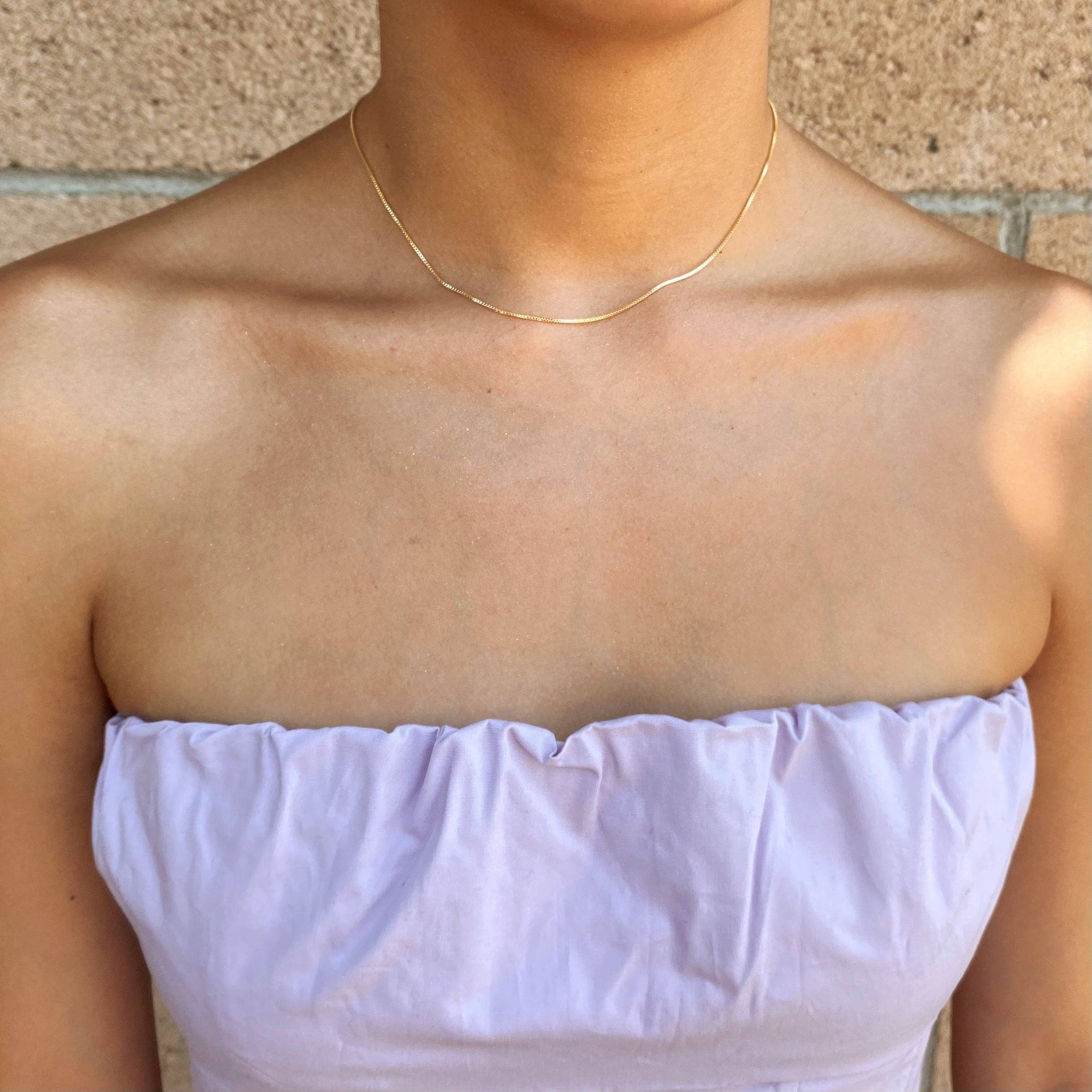 18k Gold Filled Adjustable Sizing Necklace - Cloth + Cabin