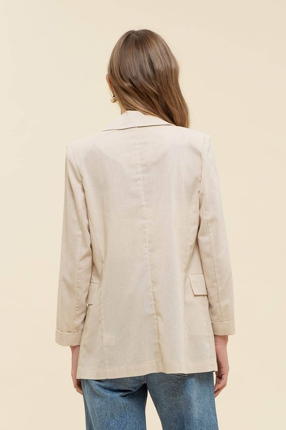 Miah Linen Blend Blazer - Cloth + Cabin