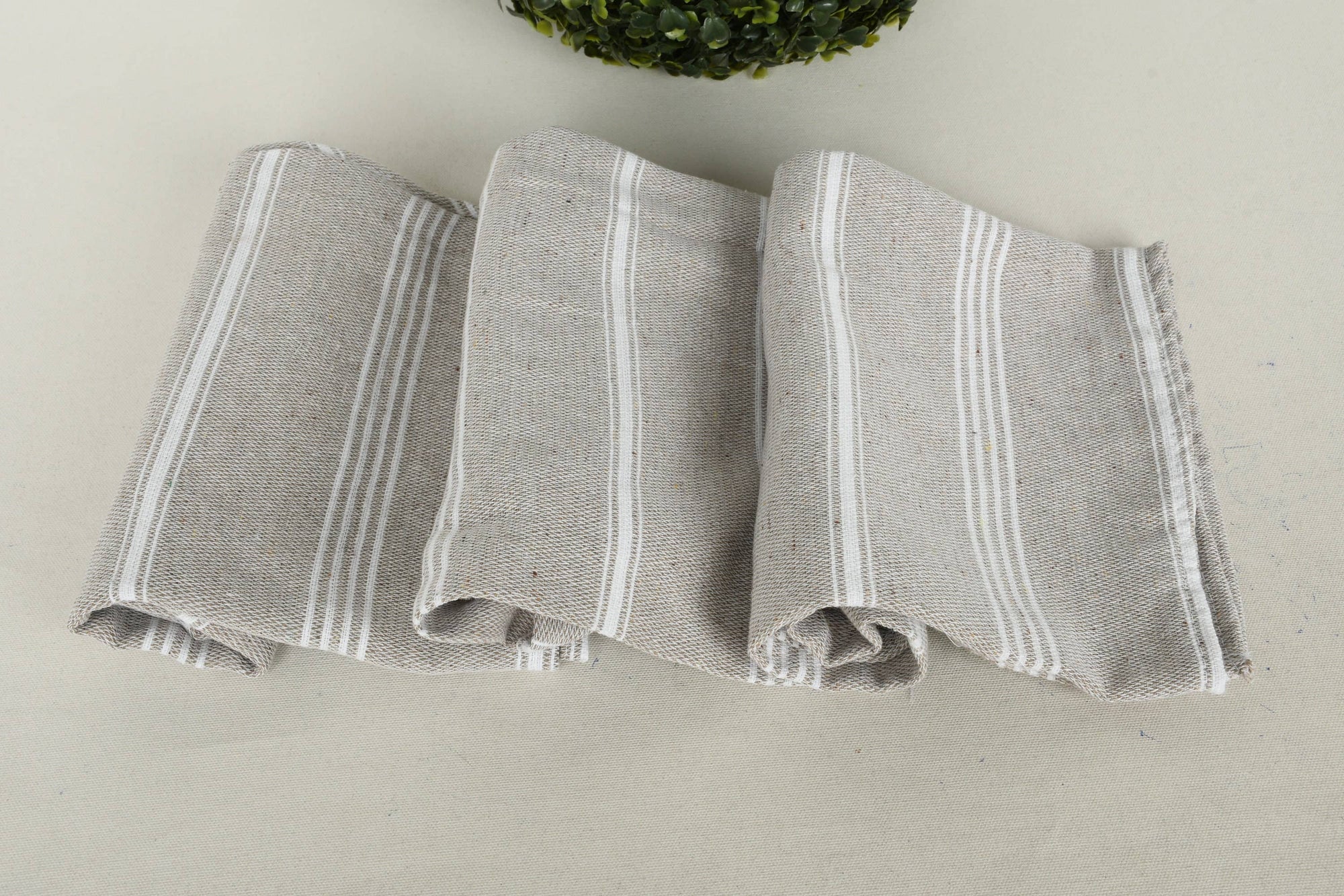 Striped Cotton Tea Towel