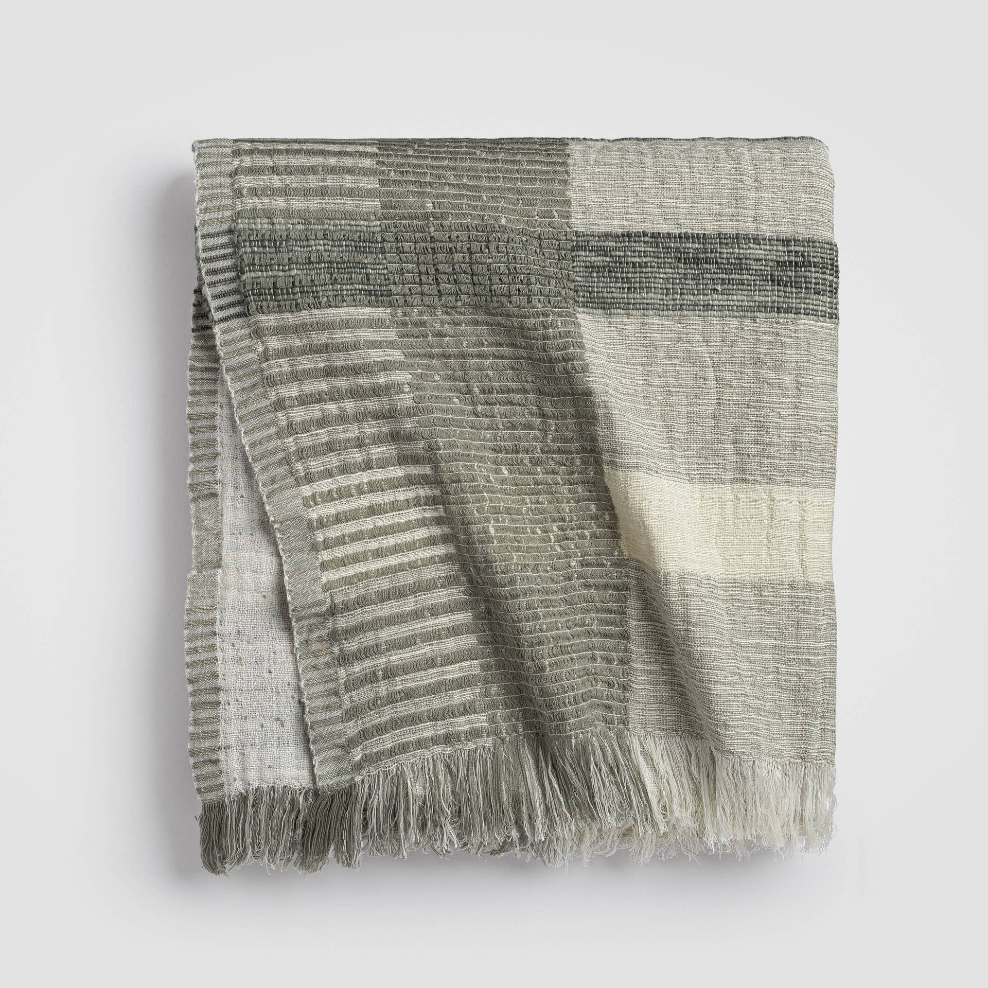 Zen Garden Plaid Throw Blanket - Cloth + Cabin