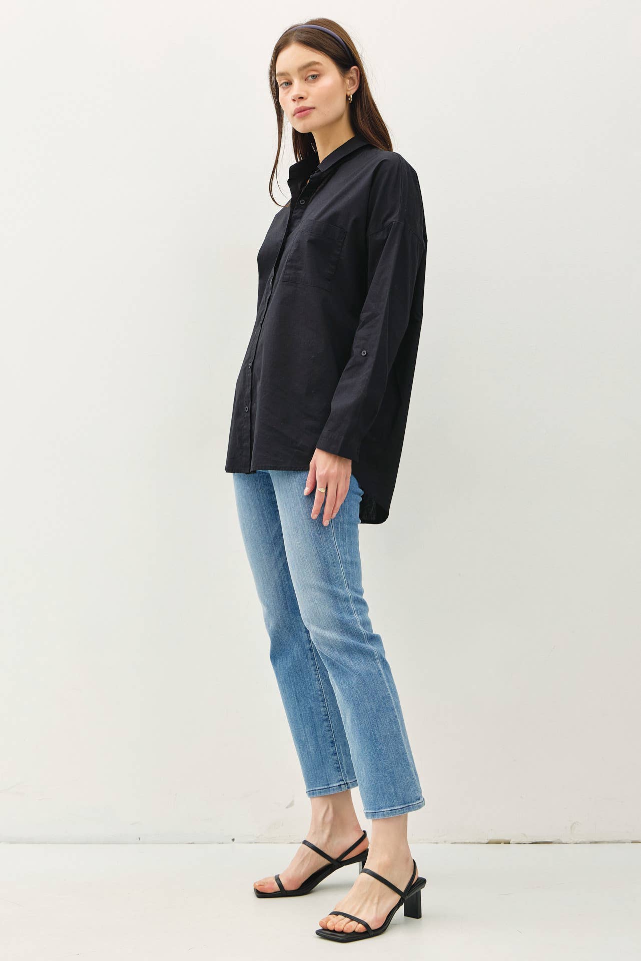 Julianne Oversized Cotton Shirt - Cloth + Cabin
