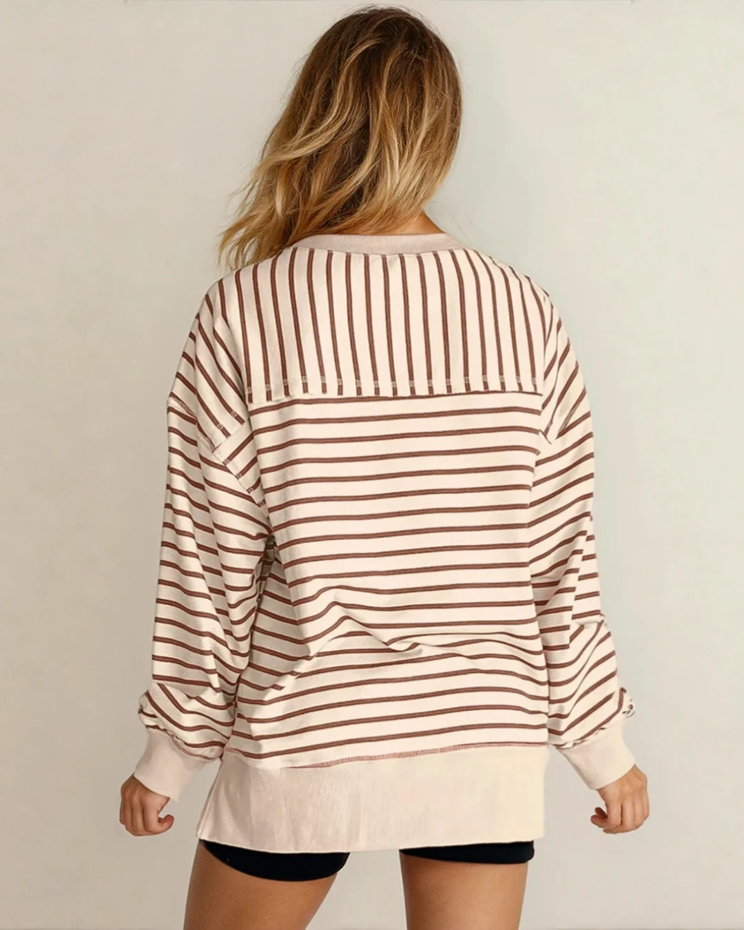 Celeste Stripe Sweatshirt