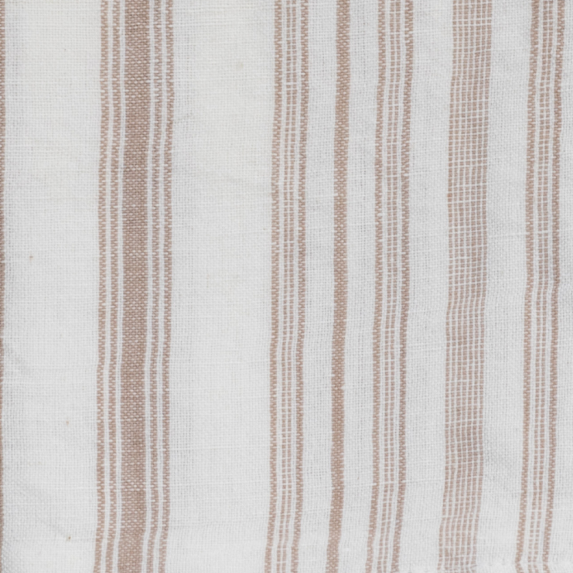Stripe Dish Towel in Nougat / Set of 2 - Cloth + Cabin