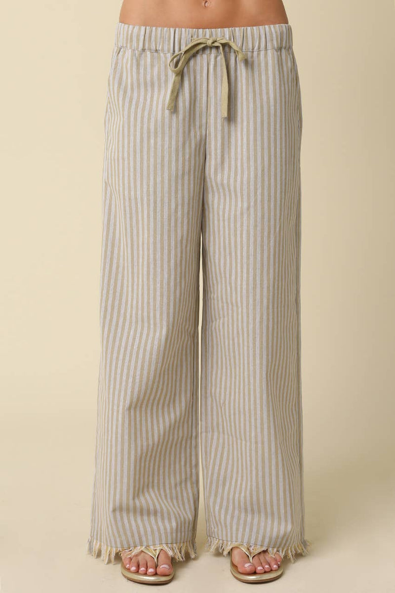 Ruth Stripe Drawstring Pants