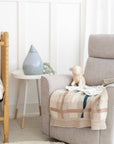 Charlie Farmhouse Knitted Plaid Blanket