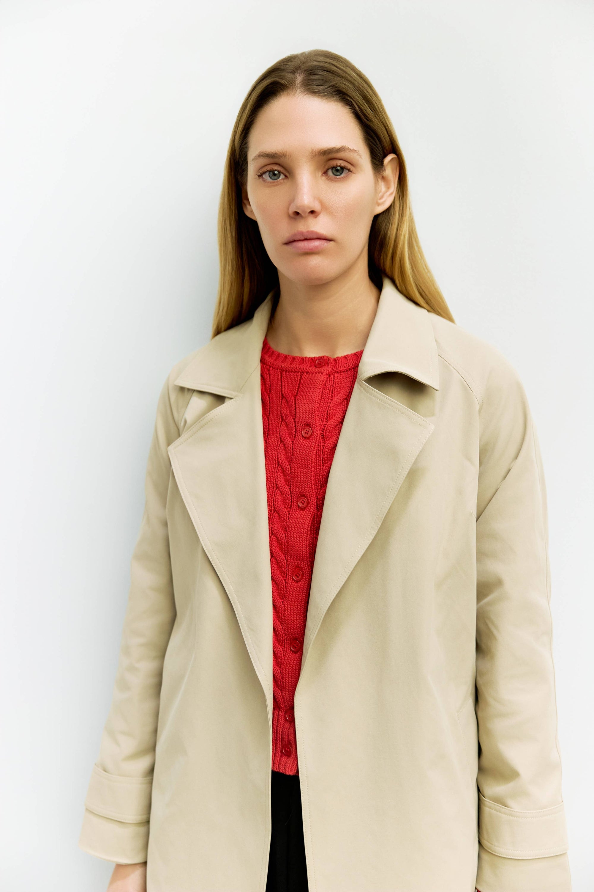 Diane Brushed Twill Trench Coat - Cloth + Cabin