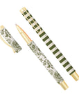 Green Floral Metal Pen Set - Cloth + Cabin
