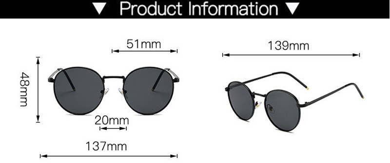 FASHION ROUND SUNGLASSES_CWASG0099 - Cloth + Cabin