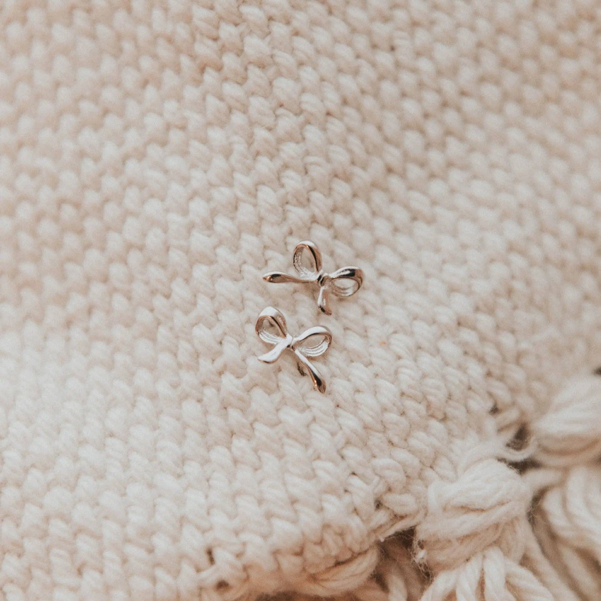 Ella Bow Studs - Cloth + Cabin