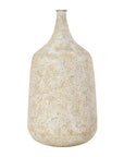 Rustic Beige Metal Vase