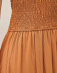Rachael Smocked Midi Dress - Cloth + Cabin