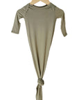 Dried Thyme Bamboo Knotted Gown
